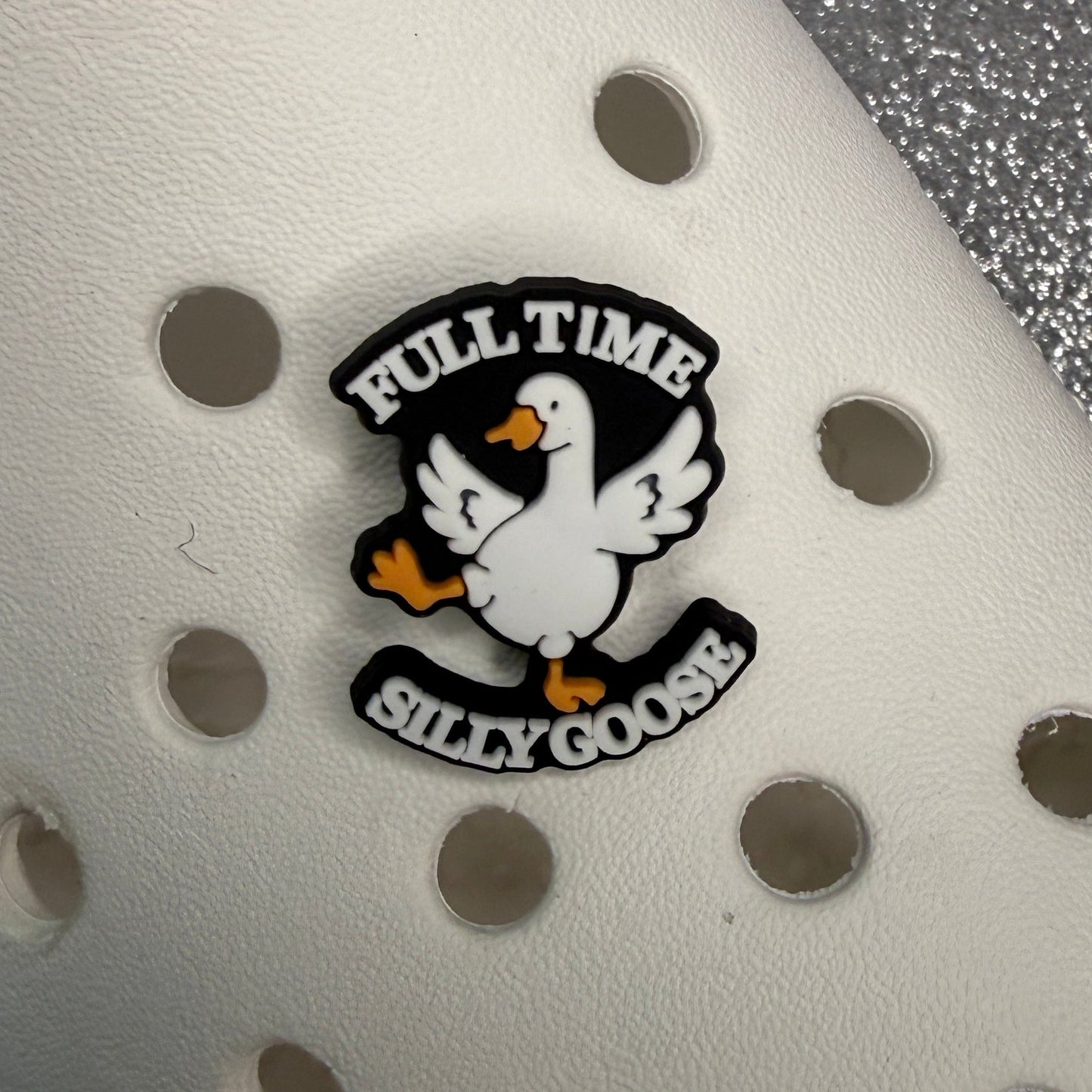 Silly goose shoe charm collection