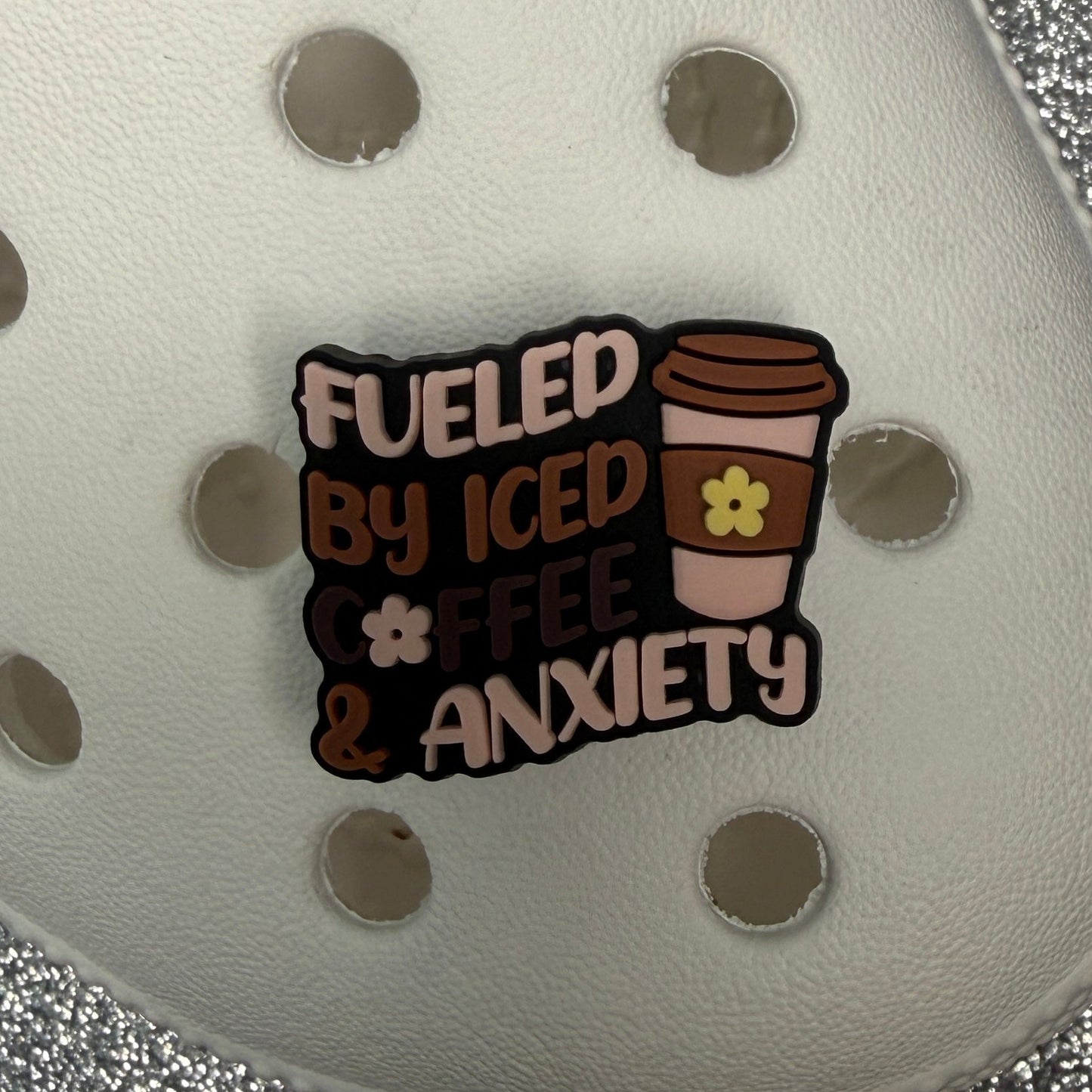 Coffee, iced coffee, caffeine shoe charm collection