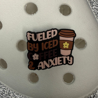 Coffee, iced coffee, caffeine shoe charm collection