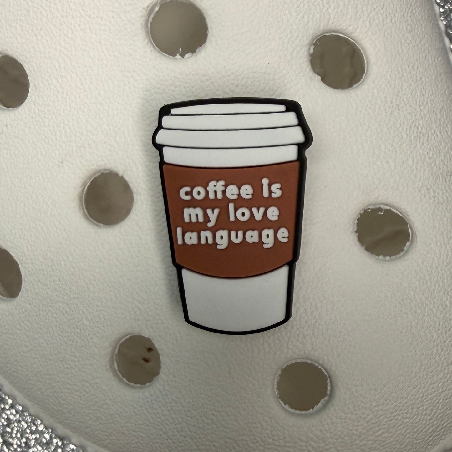 Coffee, iced coffee, caffeine shoe charm collection