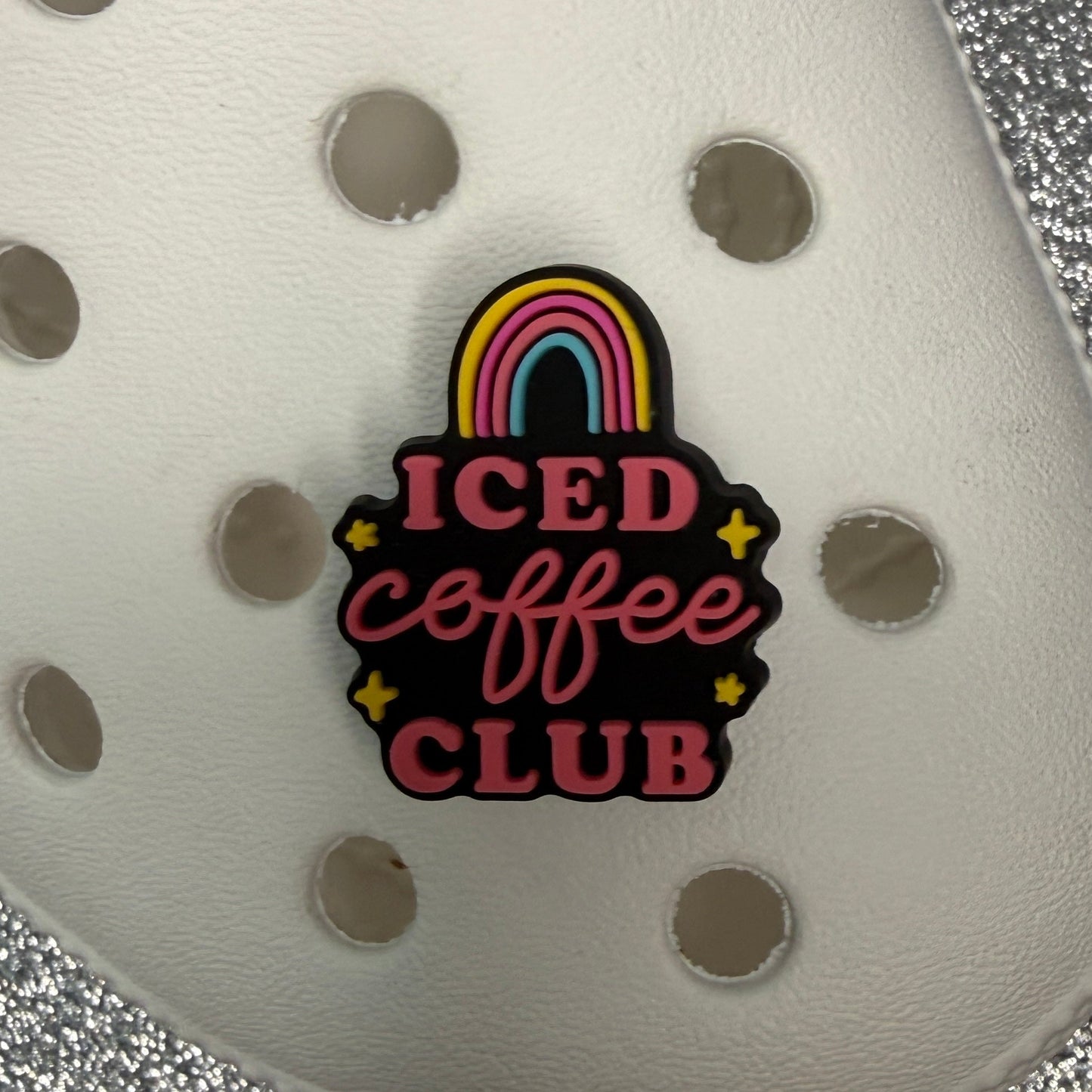 Coffee, iced coffee, caffeine shoe charm collection