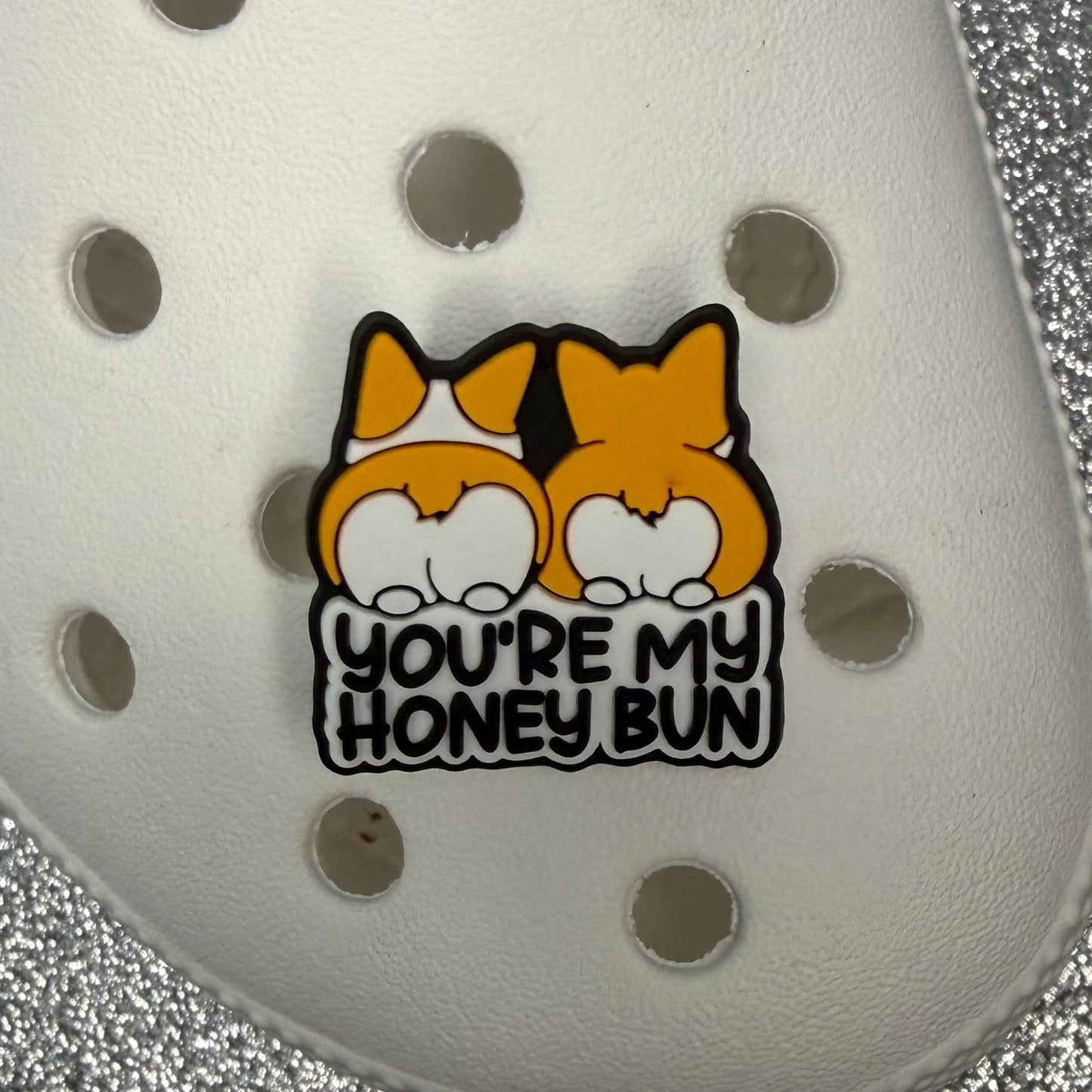 Corgi & being short funny shoe charm collection