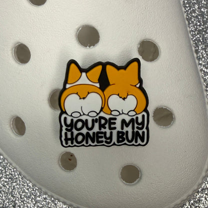 Corgi & being short funny shoe charm collection