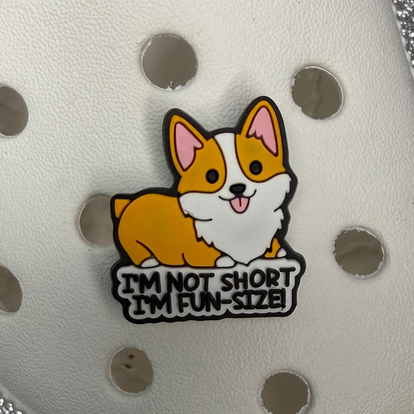 Corgi & being short funny shoe charm collection