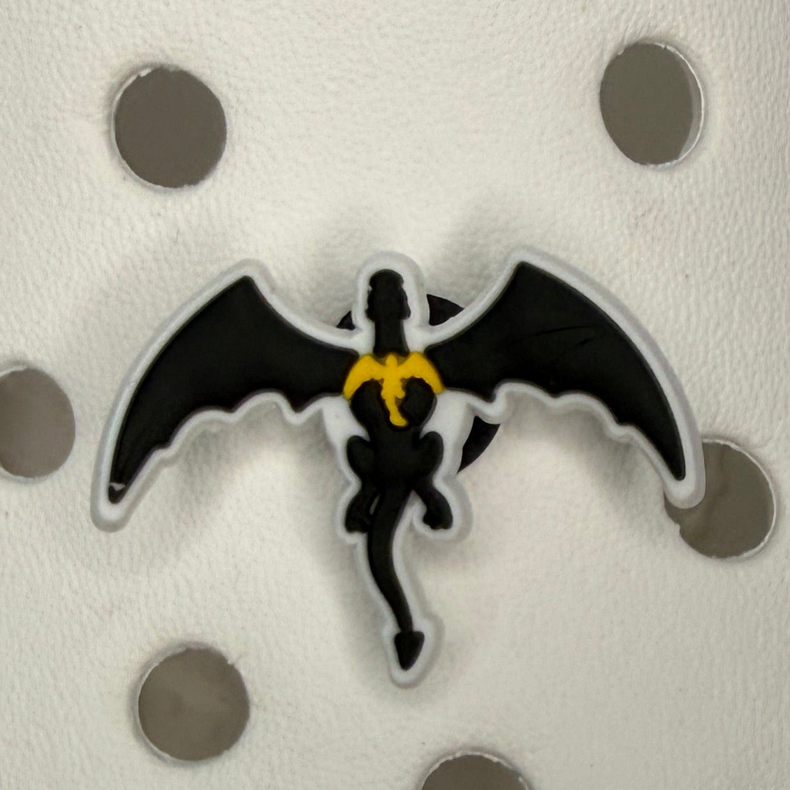 Fourth wing dragon book shoe charm