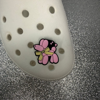 Cutesy balloon dog shoe charm collection