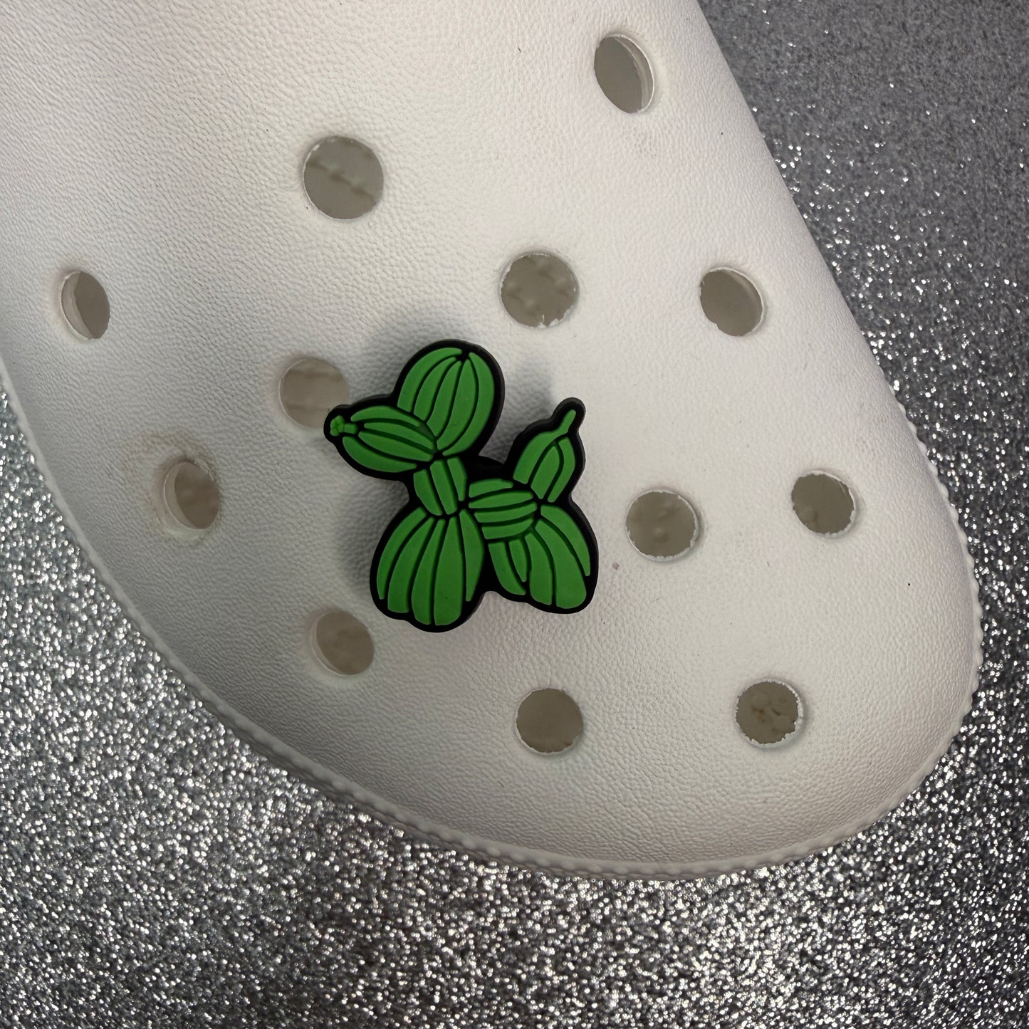 Cutesy balloon dog shoe charm collection