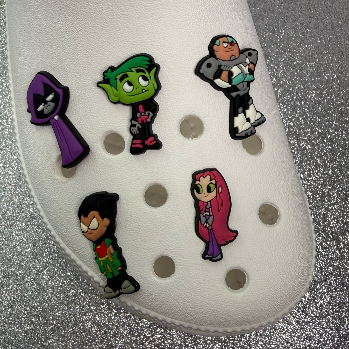 Teen titans go! shoe charm collection