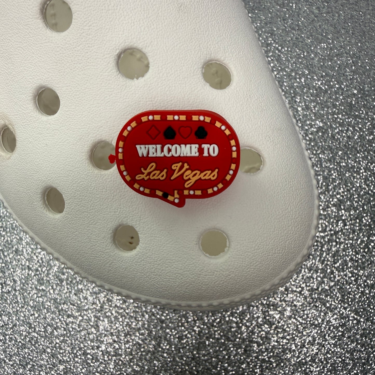 Las vegas poker shoe charm collection