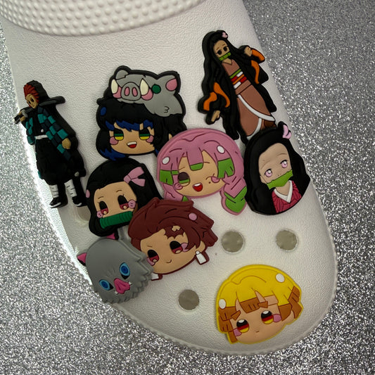 Demon Slayer shoe charm collection - anime manga