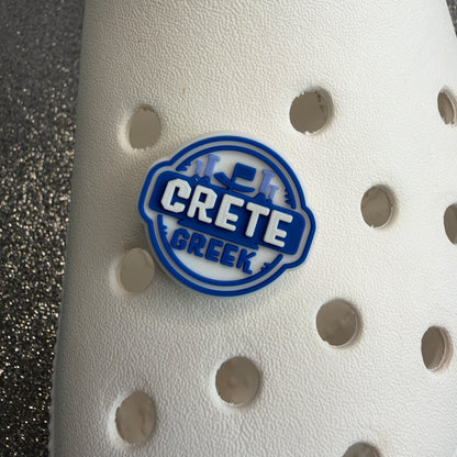 Greece holiday inspired shoe charm collection - Athens, Crete