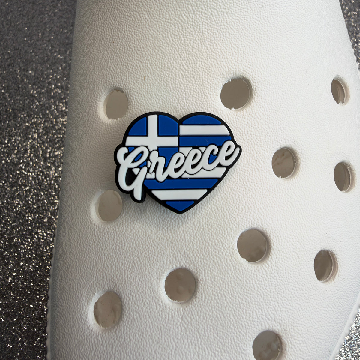 Greece holiday inspired shoe charm collection - Athens, Crete