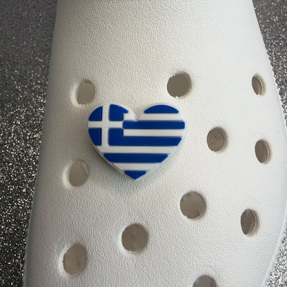 Greece holiday inspired shoe charm collection - Athens, Crete