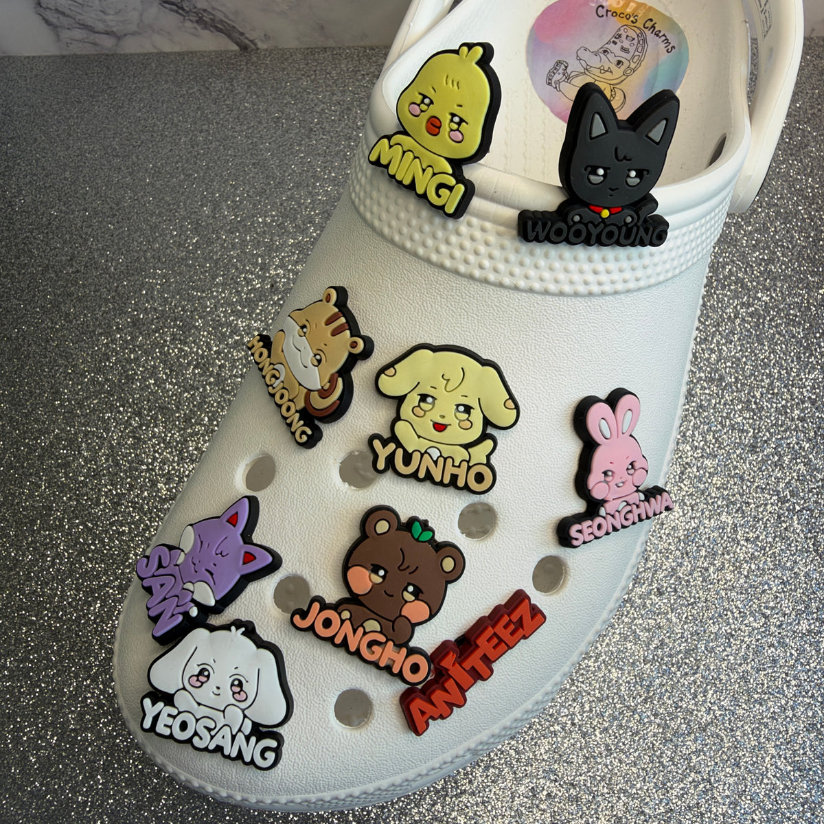 Ateeź Kpop band shoe charm collection