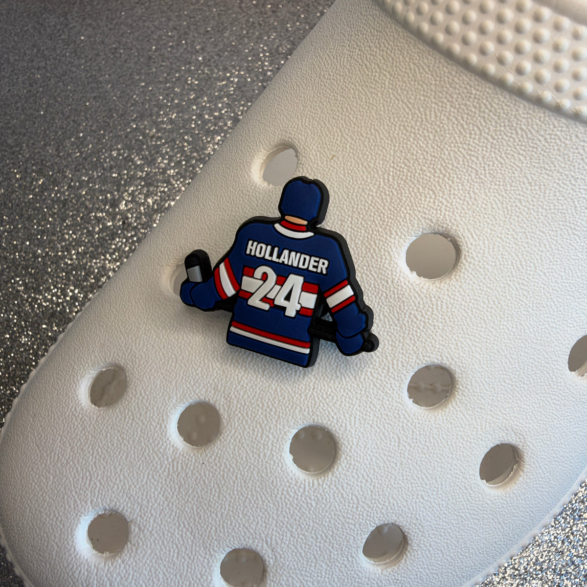 Ice Hockey Heated Rivalry inspired shoe charm collection