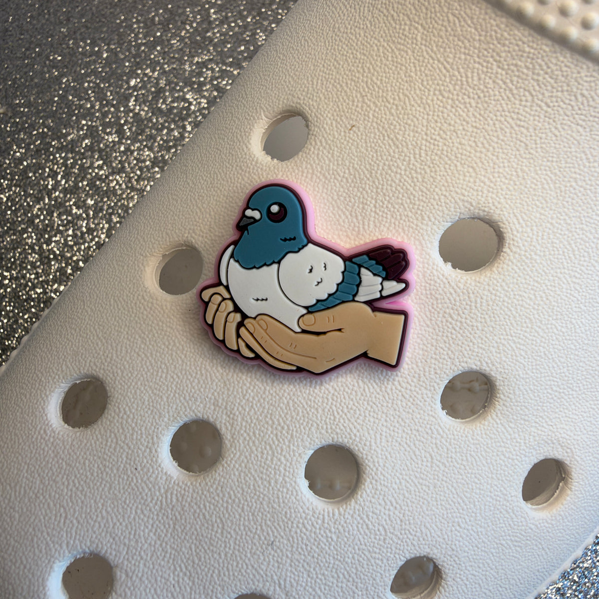 Pigeon lovers shoe charm collection