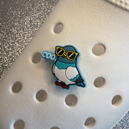 Pigeon lovers shoe charm collection