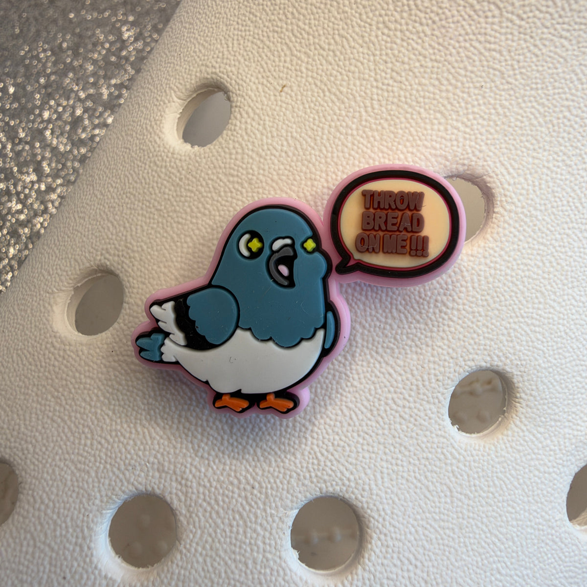 Pigeon lovers shoe charm collection