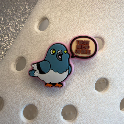 Pigeon lovers shoe charm collection