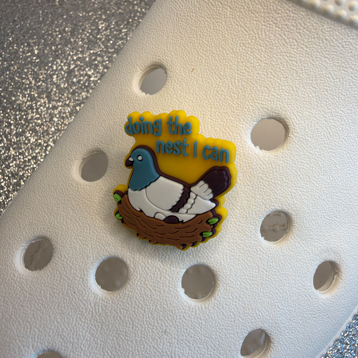 Pigeon lovers shoe charm collection