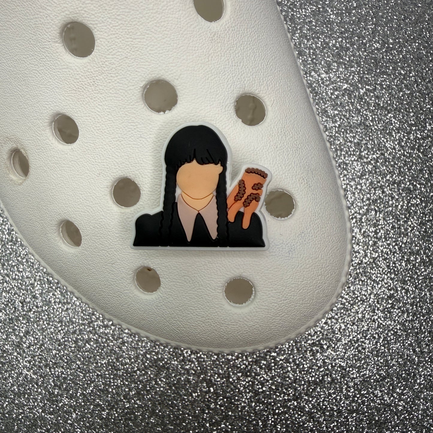 Wednesday TV shoe charm collection