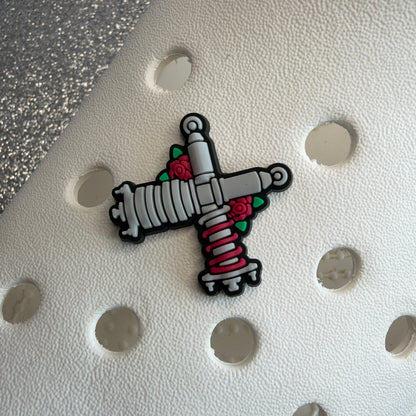 Mechanic car shoe charm collection