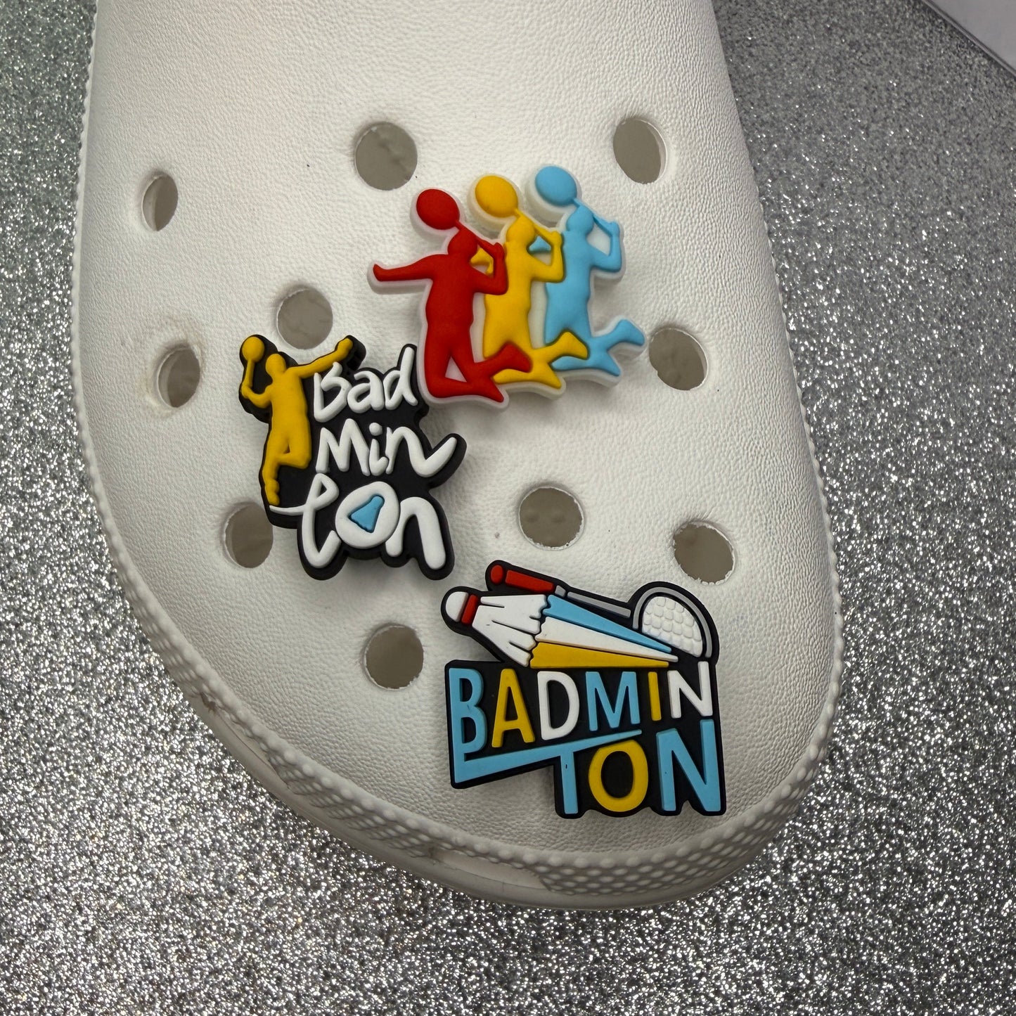 Badminton sport shoe charm collection