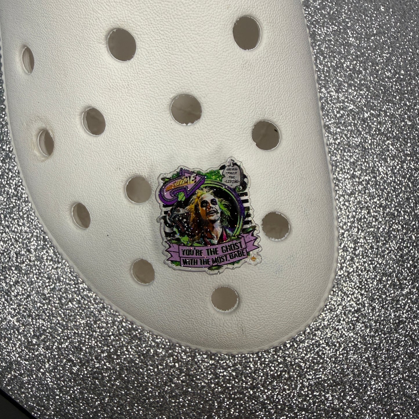 Ghost face / Horror Character RESIN Sparkle shoe charm collection