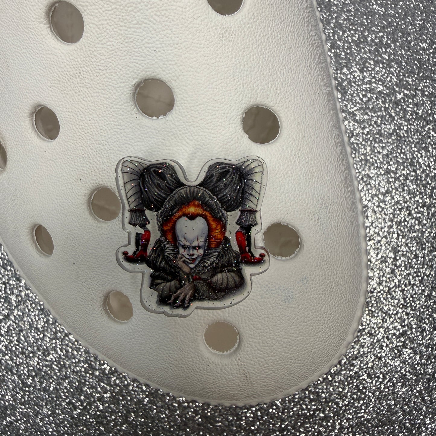 Ghost face / Horror Character RESIN Sparkle shoe charm collection