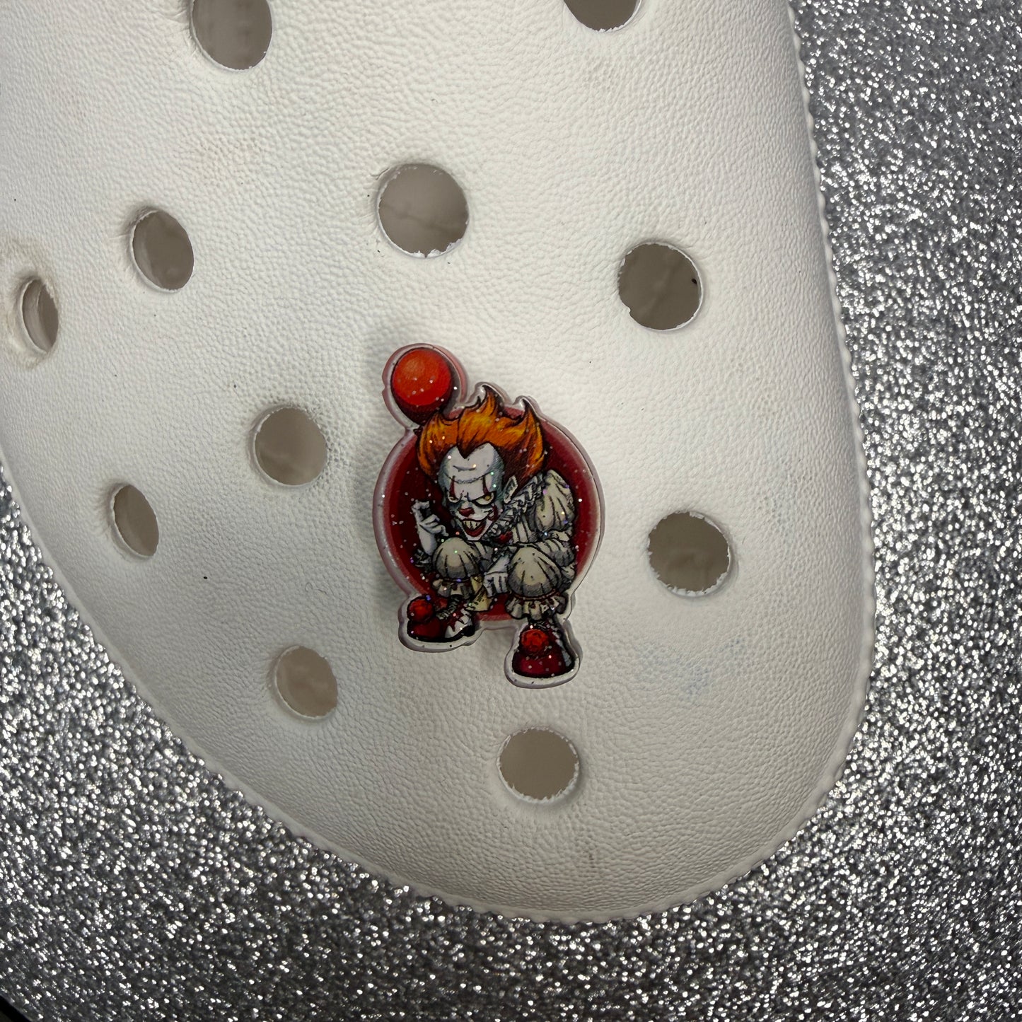 Ghost face / Horror Character RESIN Sparkle shoe charm collection