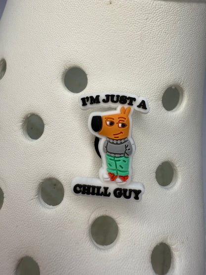 Just a chill guy / just a chill girl shoe charm collection