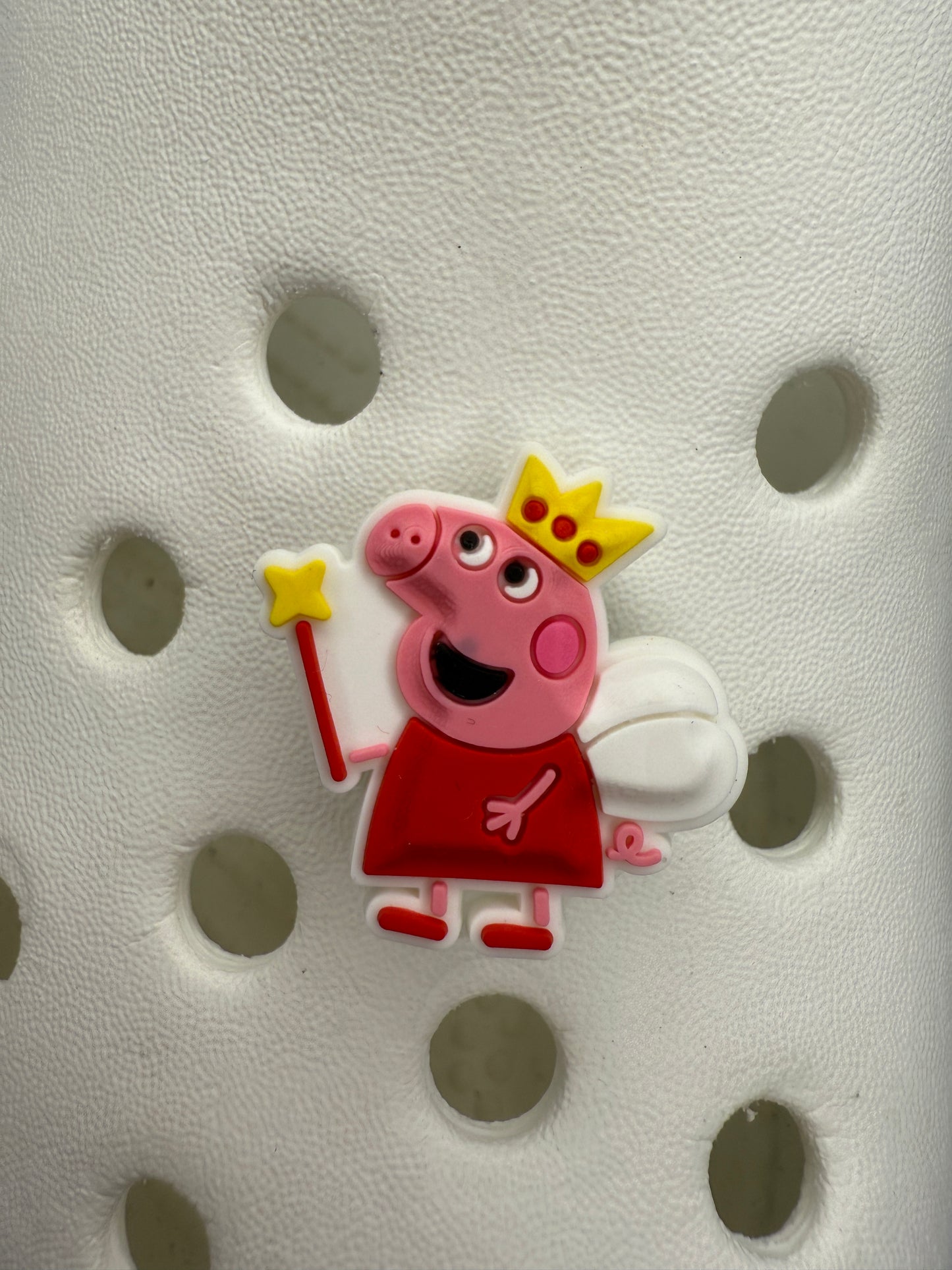 Pig family shoe charm collection