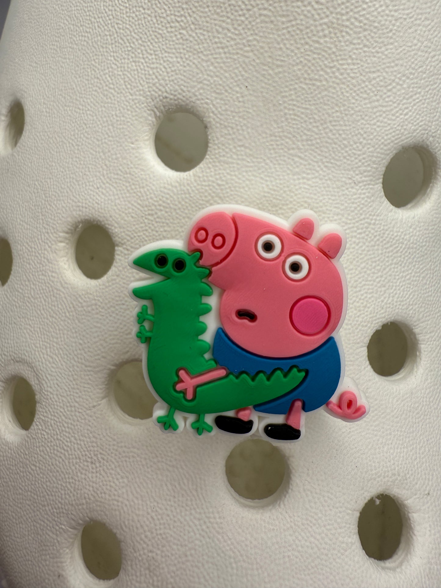 Pig family shoe charm collection