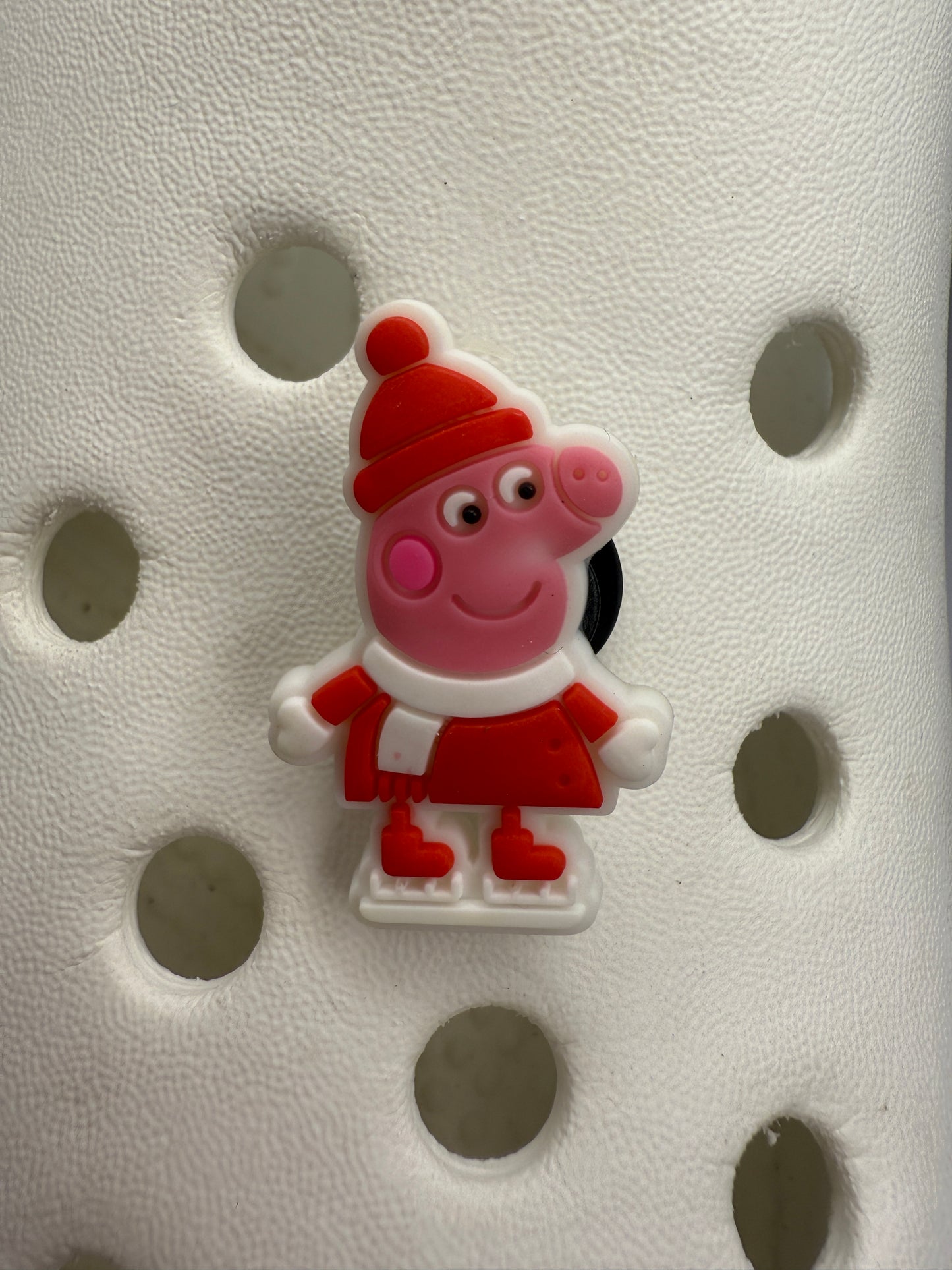 Pig family shoe charm collection