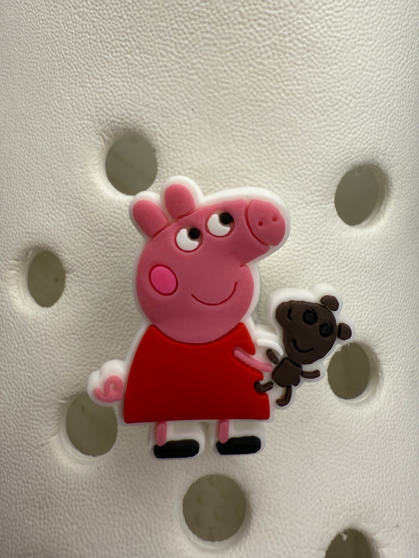 Pig family shoe charm collection