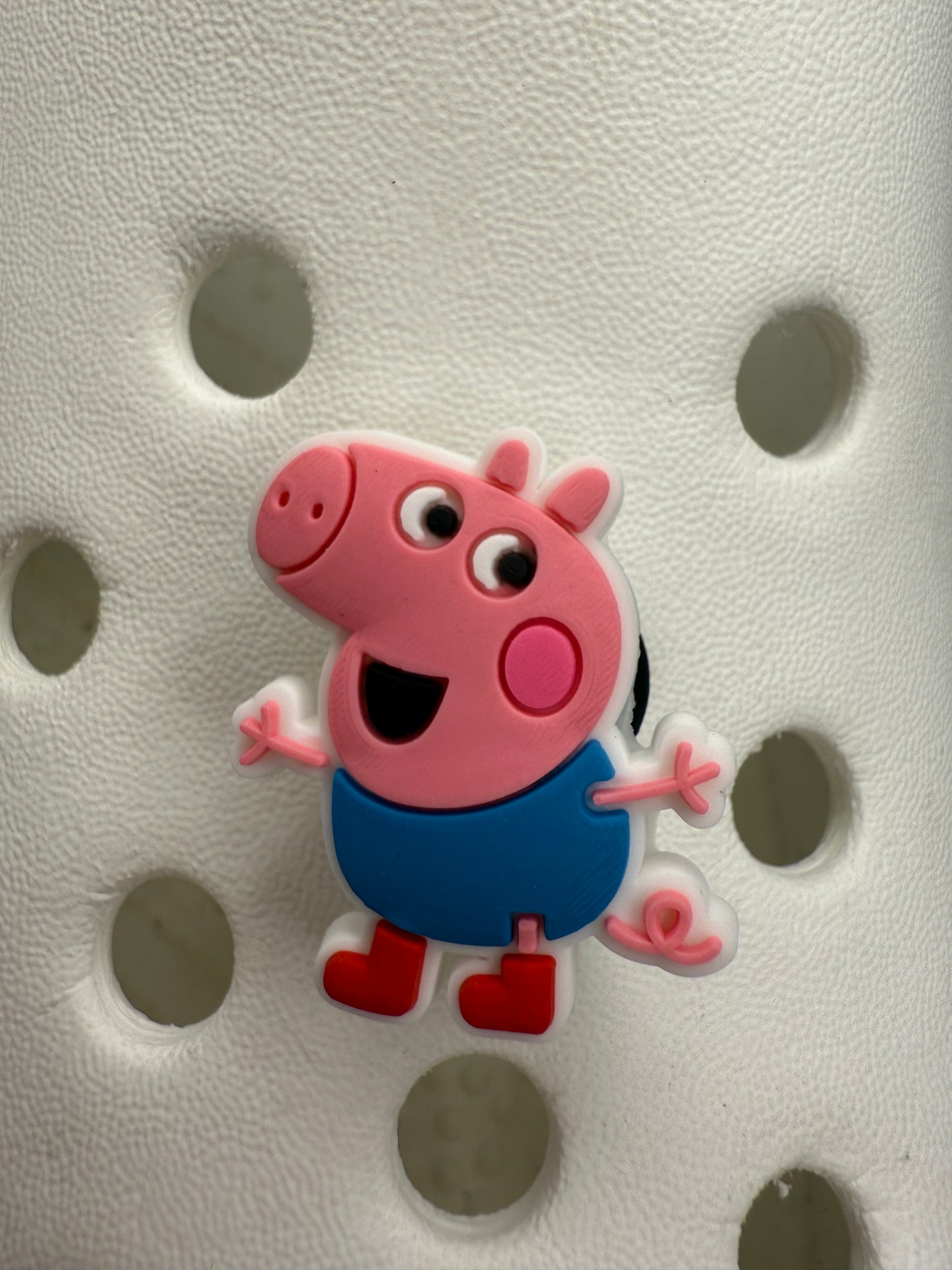 Pig family shoe charm collection