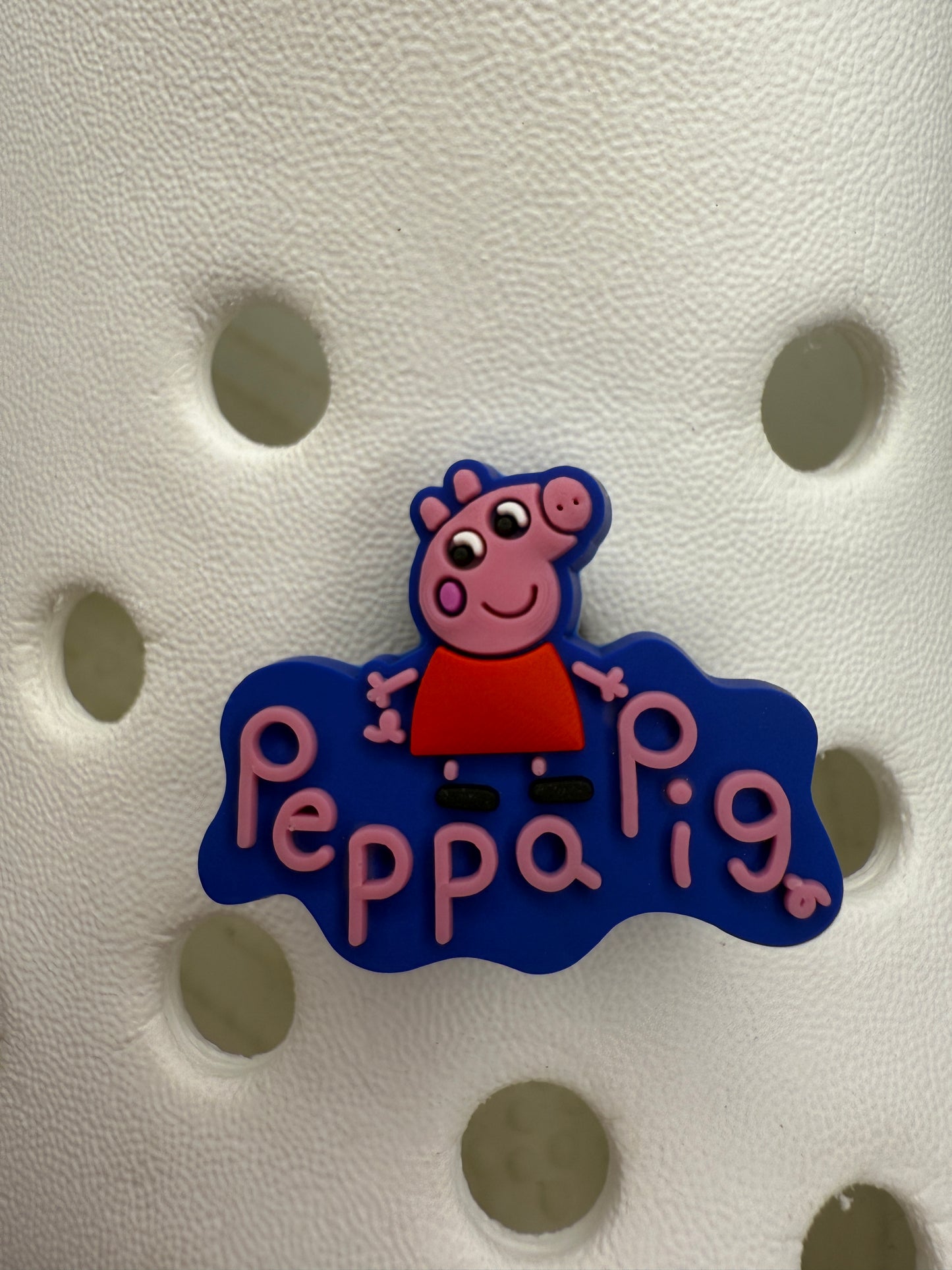 Pig family shoe charm collection