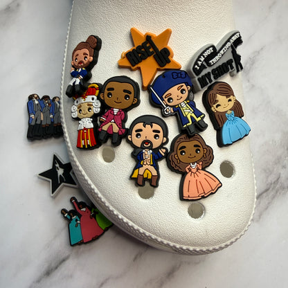 Hamilton musical shoe charm bundle - schuyler sisters