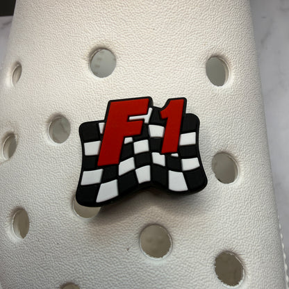 F1 shoe charm collection - formula racing. Hamilton, Verstappen, Lando Norris etc..