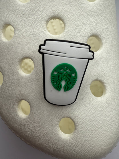 Hot drink shoe charm collection