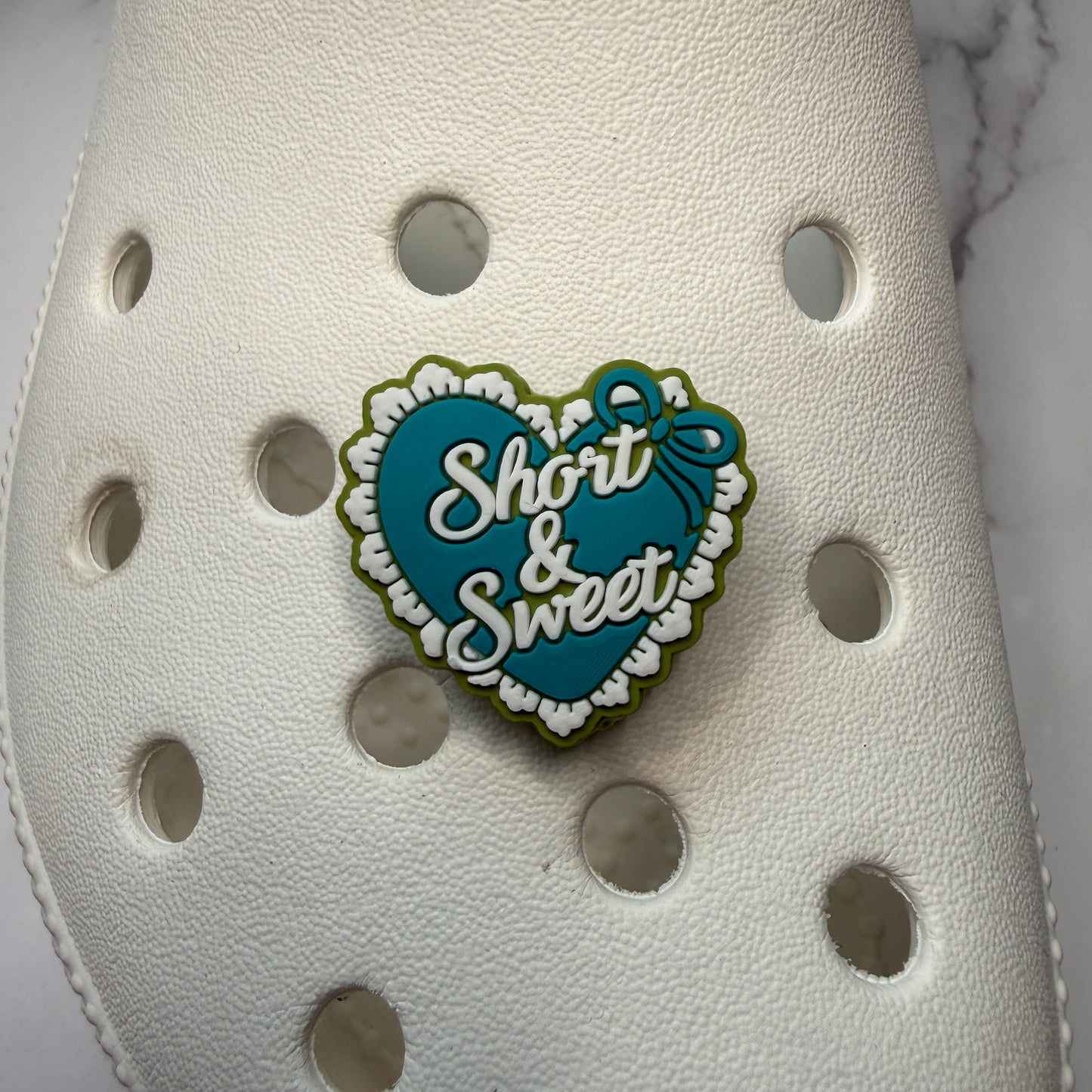 Sabrina Carpenter Short n Sweet SHOE CHARMS & KEYRINGS - MANCHILD mans bestfriend - `Juno 'have you ever tried this one'