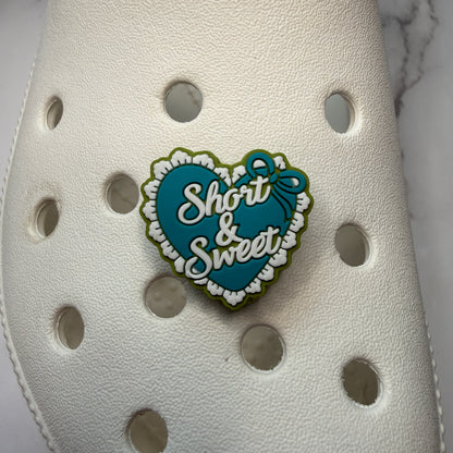 Sabrina Carpenter Short n Sweet SHOE CHARMS & KEYRINGS - MANCHILD mans bestfriend - `Juno 'have you ever tried this one'
