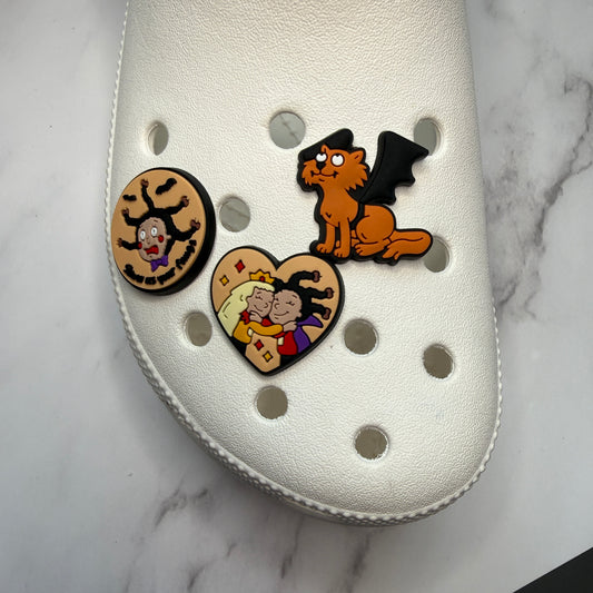 Mona the vampire 90's shoe charm collection