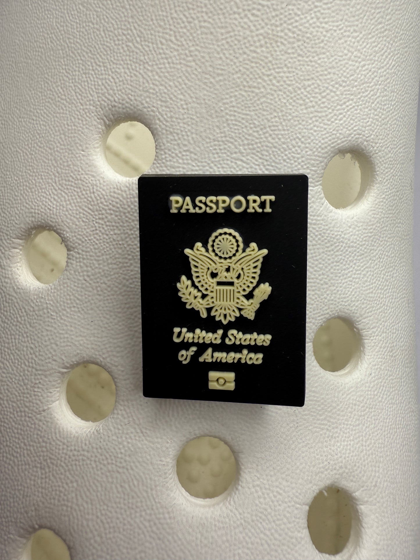 Passport shoe charm collection - UK Australia and USA. Travel/Holiday/Vacation