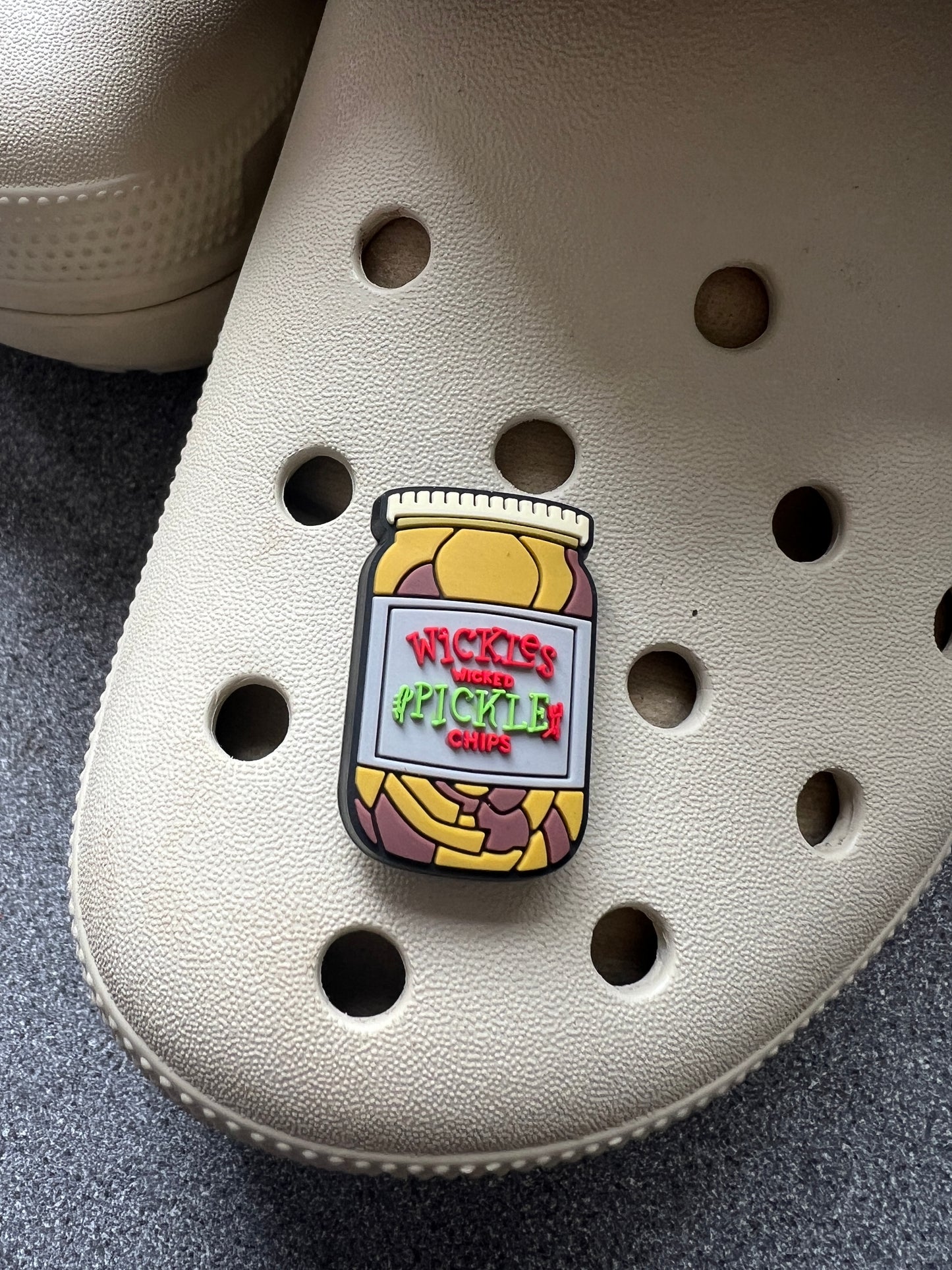 British food shoe charm collection