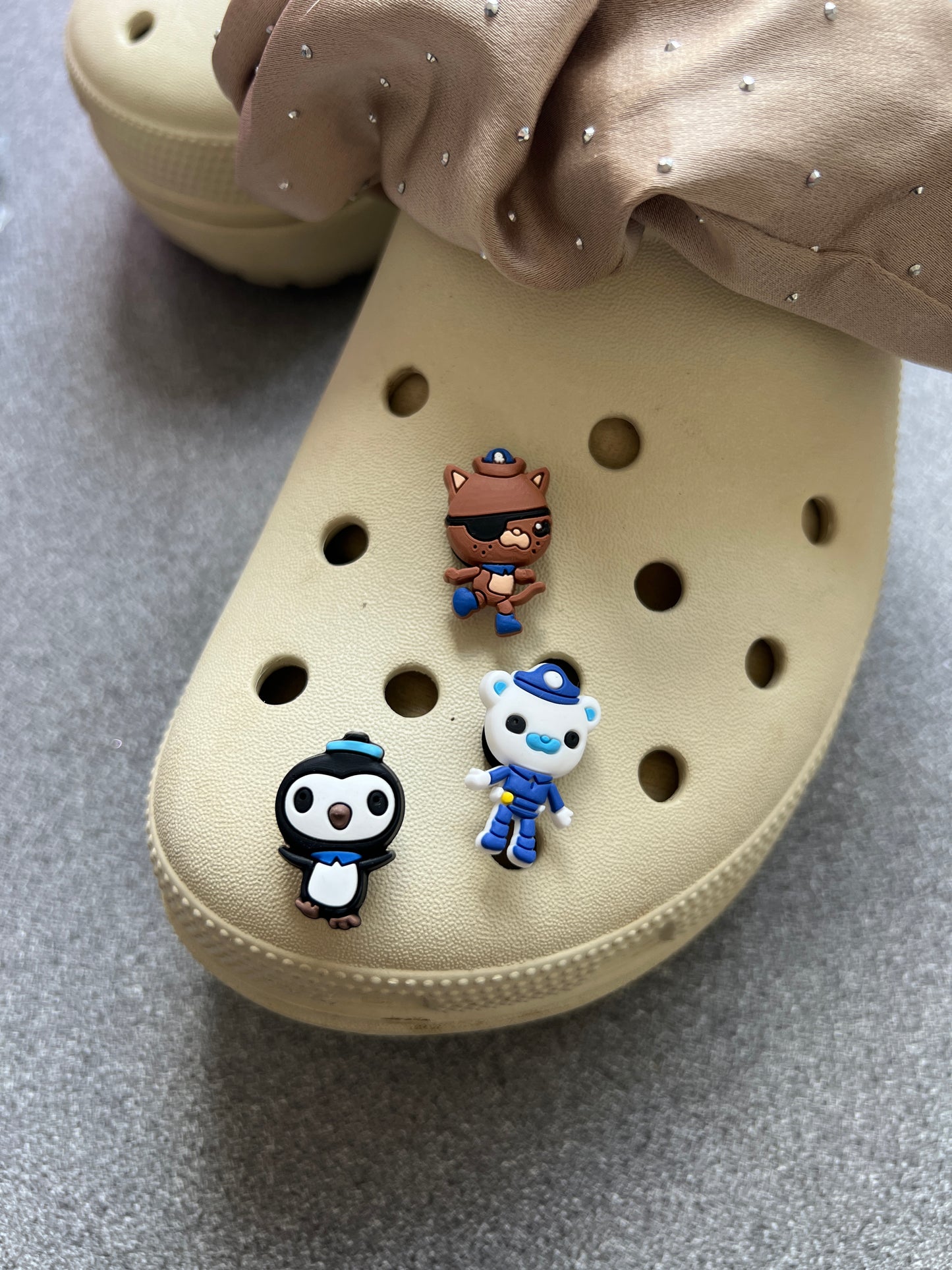 x3 Children's Octonauts shoe charm bundle