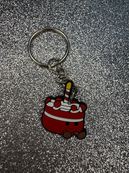 Large and small KEYRINGS - teddy collection custom/handmade