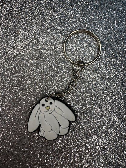 Large and small KEYRINGS - teddy collection custom/handmade