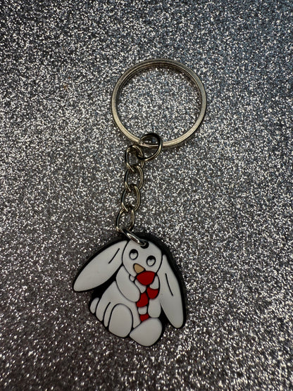 Large and small KEYRINGS - teddy collection custom/handmade