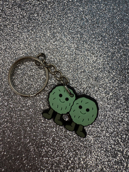 Large and small KEYRINGS - teddy collection custom/handmade